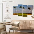thumbnail image 4 of Elephant Stock Hawaiian Golf Course Wall Art - Horizontal Multi Panel Canvas - Living Room Wall Decor - Sports Multi Panel - Green And Yellow Decor - 24" x 14", 4 of 4