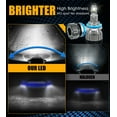 thumbnail image 4 of YQWIN H11 Headlight Bulb H11/H9/H8 Light Bulb Super Bright 6500K Cool White, H11 LED Headlight Bulb Low Beam, H11 Fog Light Bulb Fog Replacement Bulb LED Conversion Kit, Plug and Play pack of 2, 4 of 8
