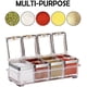 thumbnail image 5 of Uds tarro de especias de cocina caja de especias transparente contenedor de almacenamiento Sp, 5 of 5