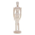 thumbnail image 1 of Modelo de figura humana Modelos de boceto de artista de extremidades móviles de madera (20 cm) 5 piezas Likrtyny Para estrenar, 1 of 6