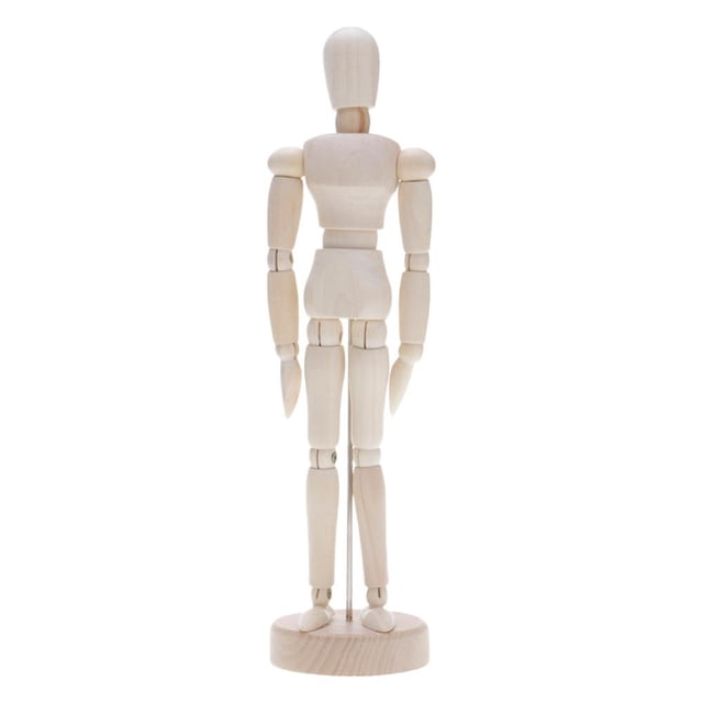 Modelo de figura humana Modelos de boceto de artista de extremidades móviles de madera (20 cm) 5 piezas Likrtyny Para estrenar