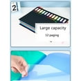 thumbnail image 5 of Mfigree 12 Pockets Expanding File Folder With Labels, File Organizer Paper Document, Portable Monthly Paper Bill Tax Receipt Organizer, Letter A4 Size Document Holder with Blank Labels, 5 of 9