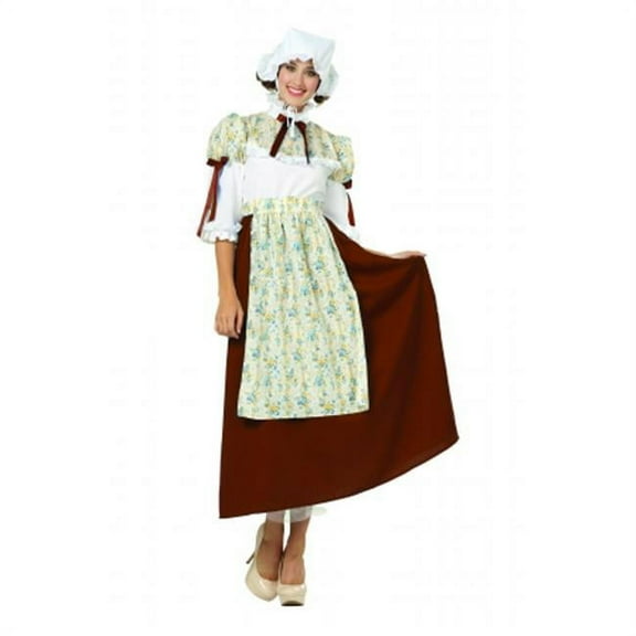 Large Colonial Woman Adult - Blue