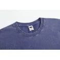 thumbnail image 3 of Giffimy Women's Blue Floral Book Line Art Vintage Washed T-Shirt Short Sleeve Relaxed Fit Top, 3 of 6