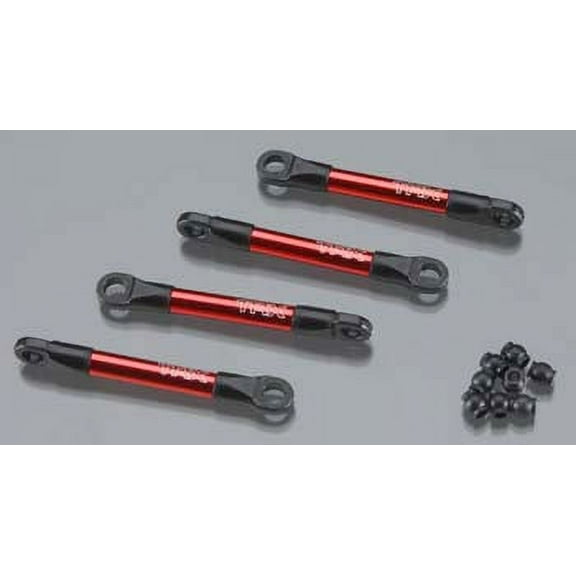 Traxxas Aluminum Push Rod Set (Red) (4)
