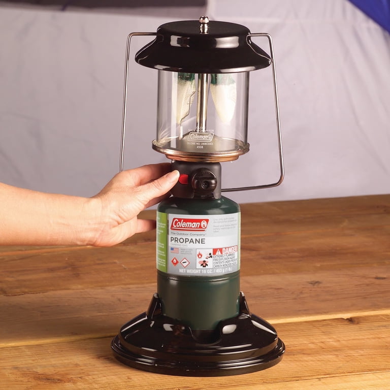 QuickPack 2-Mantle 1000 Lumen Propane Lantern with Carry Case