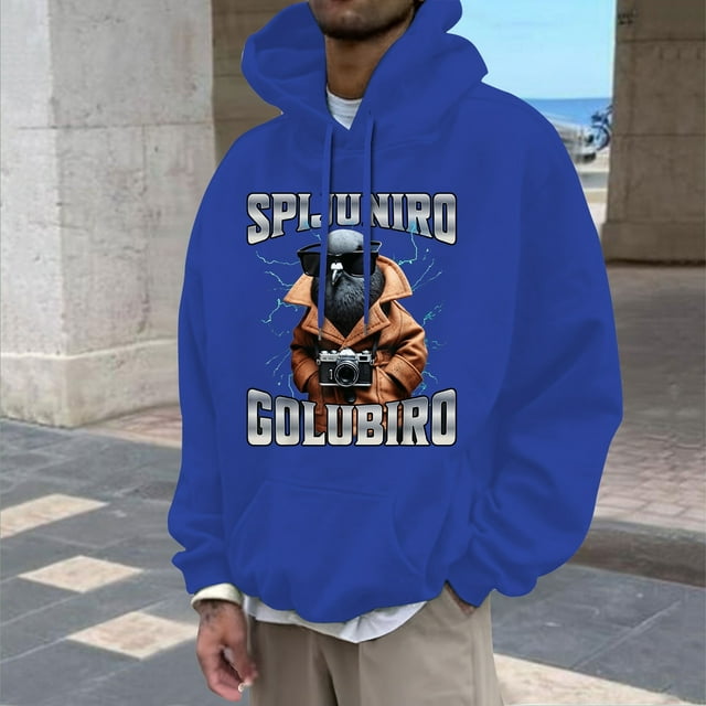 WILLBEST Sudaderas Deportivas para Hombre Sudaderas con Capucha y Sudaderas para Hombre Jersey Clásico De Mitología China con Tela y Diseño Cómodos para Uso Informal XGrande
