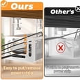 thumbnail image 4 of OFEFE Under Desk Cable Management Tray - No Drill Cable Organizer Box with Side Opening, Cord Raceway for Office & Home, Wire Storage Basket for Power Strips (15.35"x4.72", White Metal Mesh), 4 of 7