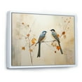 thumbnail image 2 of Designart "Simplistic Floral Birds Of Paradise IV" Birds Of Paradise Floater Framed Wall Art Living Room, 2 of 5