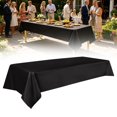 thumbnail image 2 of Plastic Tablecloth 54 X 108 Inch Disposable Table Cloth For 6FT Rectangle Tables Leakproof Sturdy Thick Table Cover For Picnic And Wedding, 2 of 9