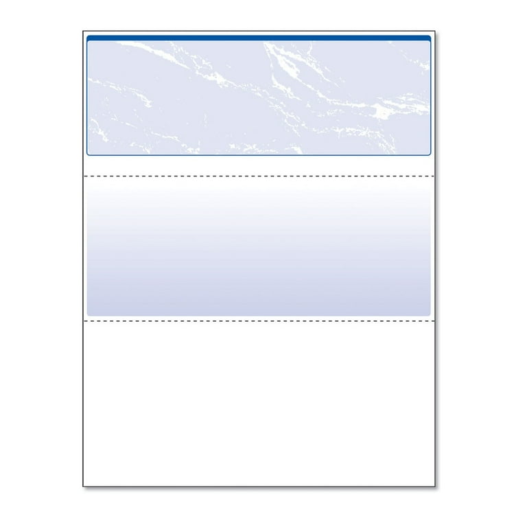 Security Business Checks, 11 Features, 8.5 x 11, Blue Marble Top, 500/Ream Security Business Checks, 11 Features, 8.5 x 11, Blue Marble Top, 500/Ream