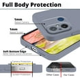 thumbnail image 5 of Compatible with Redmi 12C Case for Women Men, Ultra Slim Xiaomi Redmi 12C Phone Case Silicone Liquid Soft Shockproof Anti-Scratch Protective Cases (Grey), 5 of 14