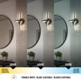 thumbnail image 3 of Artika Swirl 1 Light Integrated LED Single Sconce Black, 3 of 10