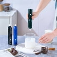 thumbnail image 2 of ACDANC Milk Frother Easy to Whip Egg Whites Mixer Smooth and Fine Cream Suitable for All Kinds of Batters Frother Wand,Blue, 2 of 4