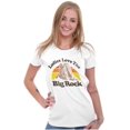 thumbnail image 3 of Wyoming Ladies Love Big Rock Funny WY Womens Slim Fit Graphic Tee Brisco Brands M, 3 of 5