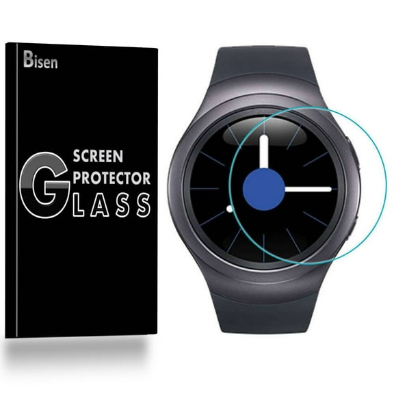 [2-Pack] Samsung Gear S2 / Samsung Gear S2 Classic BISEN Tempered Glass Screen Protector, Anti-Scratch, Anti-Shock, Shatterproof, Bubble Free