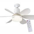 thumbnail image 1 of JUGLUTE Ventilador de Techo con Luz y Control Remoto, Luz Regulable 3000K-6500K 3 Velocidades 40W, Base E26/E27, Ideal para Sala, Rec&aacute;mara o Dormitorio, 1 of 7