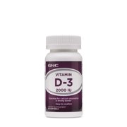 GNC Vitamin D-3 2000IU, 180 Softgels, Supports Healthy Bones and Teeth