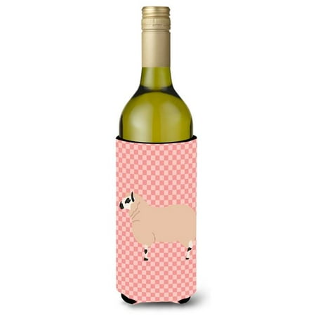 

Carolines Treasures BB7979LITERK Kerry Hill Sheep Pink Check Wine Bottle Beverge Insulator Hugger