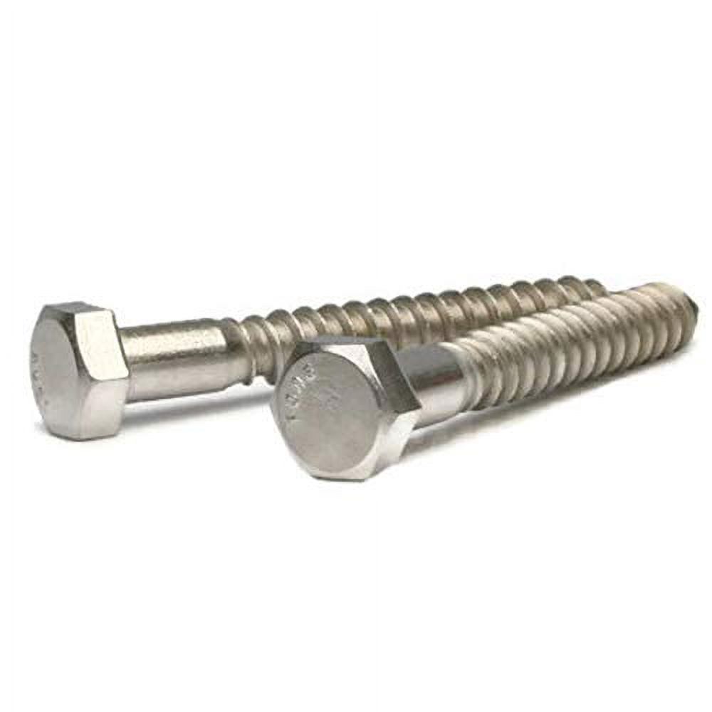 Stainless Steel Lag Screws Hex Head Lag Bolts 1/4 Inch X 1-1/2 Inch Qty ...