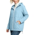 thumbnail image 5 of WPPGONE Womens Windbreaker Jacket Hooded Water-Repellent Hem Drawstring Zip Up Long Sleeve Coat Outdoor Autumn Winter Fashion Casual Jacket with Pockets, 5 of 9