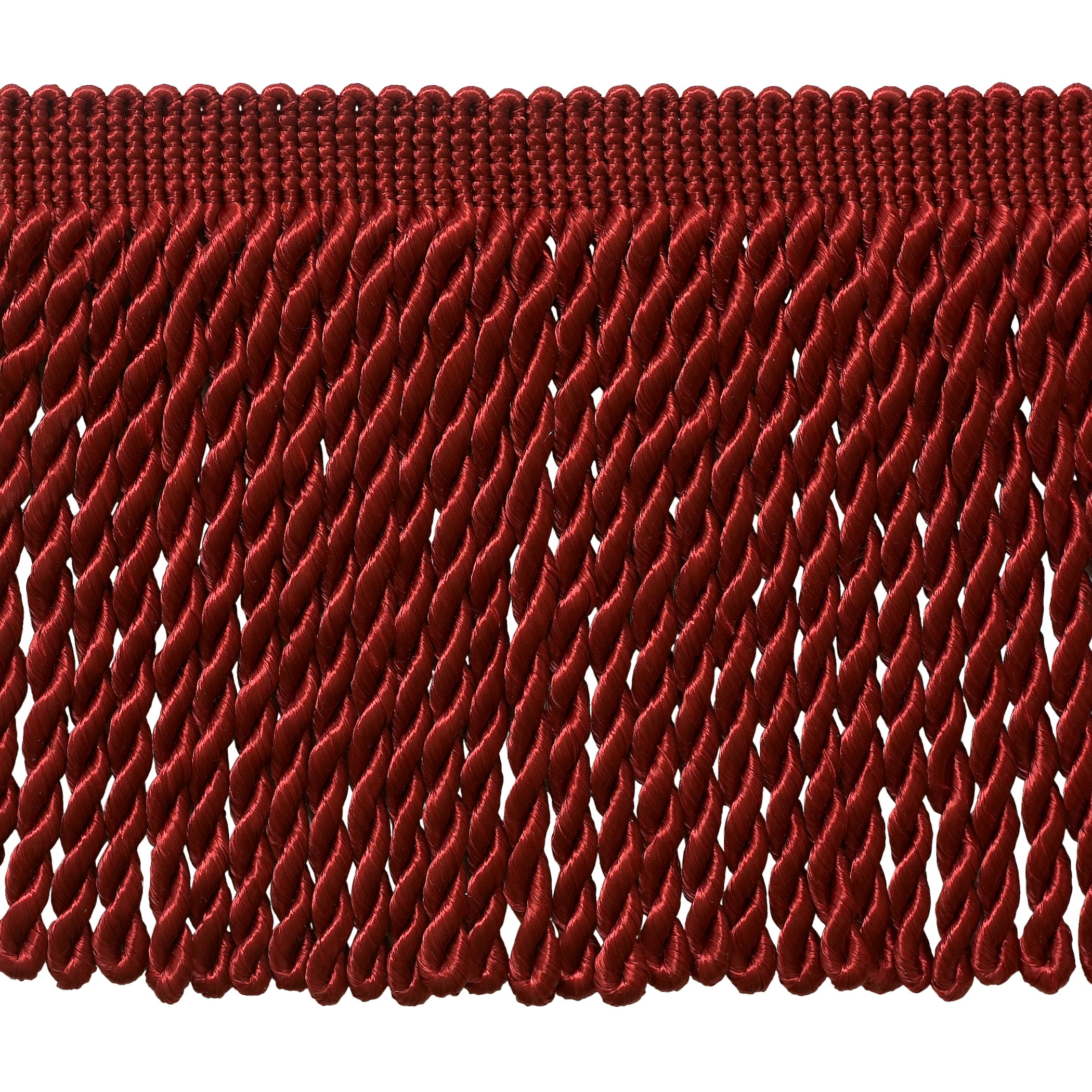 27 Yard Package 6 Inch Long CHERRY RED Bullion Fringe Trim, Basic Trim Collection, BFS6