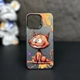 thumbnail image 3 of Fashion Graffiti iPhone15 Case Suitable for iPhone14 13Pro Max Models Cartoon Animal Pattern Matte Plated Soft Silicone Material, 3 of 5