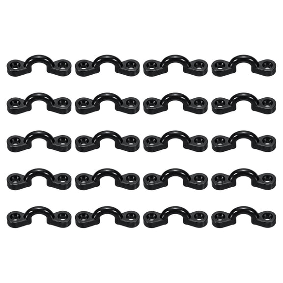 Uxcell Kayak Pad Eye, 20 Pack Nylon Deck Loops for Kayaks Canoes Boats