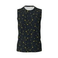 thumbnail image 6 of Lsque Constellation Print Men's Cotton Blend Sleeveless Muscle Shirts (S-3XL)- Moisture Wicking, Odor Protection, UPF 30+,Small, 6 of 8