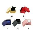 thumbnail image 4 of Cajas para pulseras Estuche rígido duradero de moda Caja de regalo Estuches para relojes Empaquetado de joyas Cumpleaños de Navidad Almacenamiento y organización del hogar Negro 9*8*5.5 cm Inteprter  HA078024-04, 4 of 6