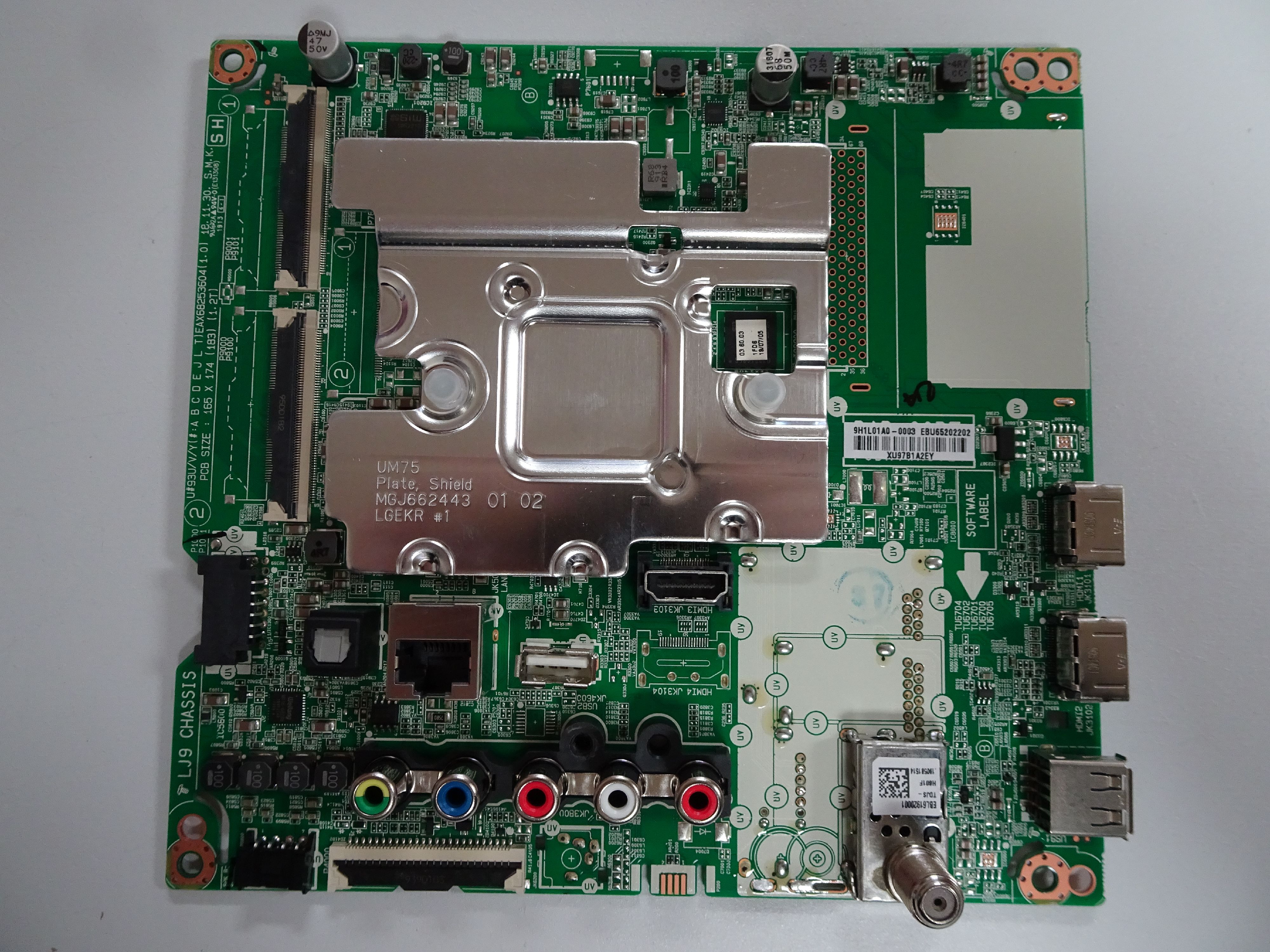 LG 49UM7300PUA BUSGLJM Main Board (EAX68253604) EBU65202202 - image 1 of 2