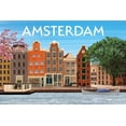 thumbnail image 2 of Escalante, Omar 24x17 White Modern Wood Framed Museum Art Print Titled - Amsterdam II, 2 of 4