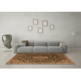 thumbnail image 3 of Ahgly Company Indoor Rectangle Medallion Brown Traditional Area Rugs, 5' x 7', 3 of 4