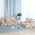 thumbnail image 6 of PiccoCasa Loveseat Sofa Slipcovers Stretch Couch Covers with Folral Print Beige Medium, 6 of 6