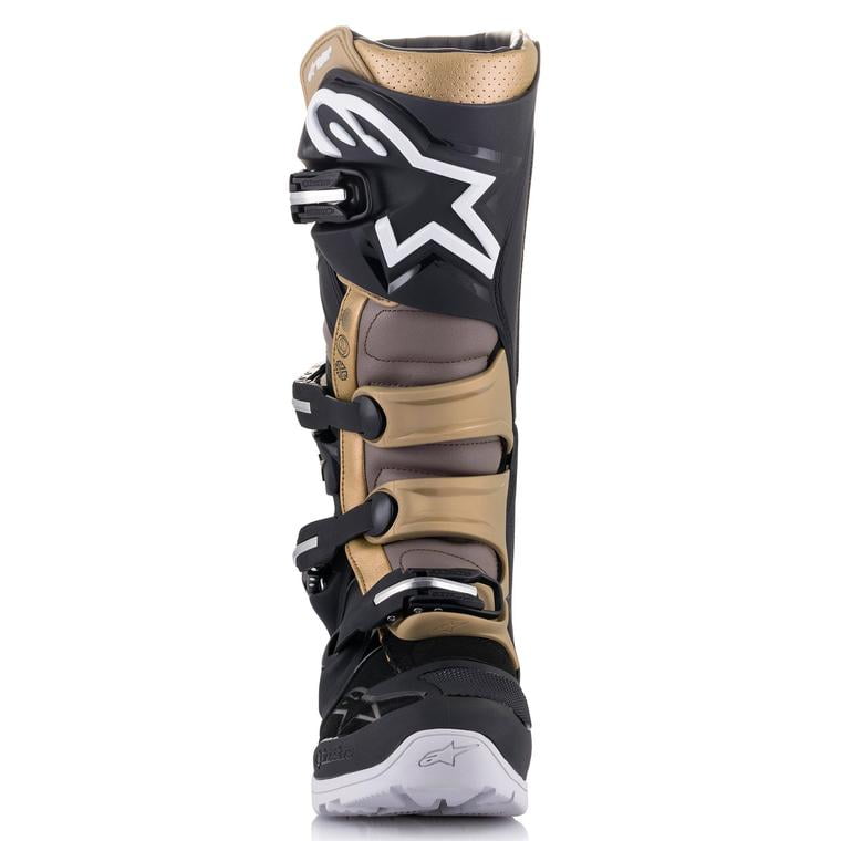 Alpinestars Tech 7 Enduro Drystar Boots 2022 Model Black Gray Gold 10