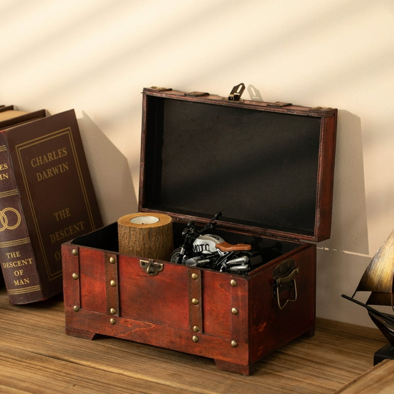 Decorative wooden chest discount