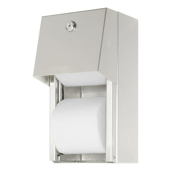 ASI Surface Mounted Dual Roll Toilet Tissue Dispenser - 10-0030