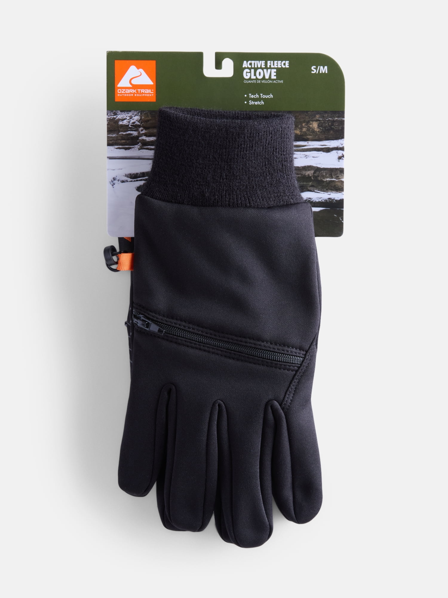 Ozark Trail Mens Active Fleece Glove, Sizes S/M-L/XL