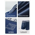 thumbnail image 6 of Separatec Cotton Dual Pouch Men's Underwear Comfortable Soft Breathable Everyday Boxer Briefs for men 7 Pack, 6 of 6