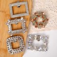 thumbnail image 3 of Zapatos de mujer, accesorios decorativos de metal desmontables, accesorios de empeine, zapatos versátiles, zapatos de flores, zapatos con hebilla, accesorios de diamantes de imitación en la punta, 3 of 6