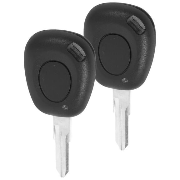 Worgeous  2 Pcs Remote Key Shell Fob Accessories Car Keychain Cars Black