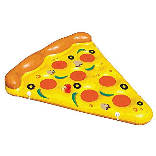 Haute Float PIZZ1 Giant Pizza Slice Inflatable Pool Tube
