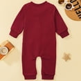 thumbnail image 4 of Baby Girls Onesies Unisex Long Sleeve Winter Solid Ribbed Jumpsuit Romper With Pocket Cute One-Piece Playsuits For Babys, 4 of 4