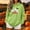 Green, variant on Molidfa Women's Halloween Ghost Hoodie Cute Pumpkin Graphic Oversized Pullover Sweatshirt
