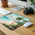 thumbnail image 5 of The Beach Is My Happy Place Tropical Mouse Pad Low Profile Gaming Mat, 5 of 7