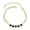 Blue, variant on Kaash Customs Ankle Bracelets For Young Women, 5"+2" Inch Adjustable Size in Silver Brass Metal