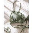 thumbnail image 4 of Maillot de Bain Bikini Triangle à Volants Froncé, 4 of 5