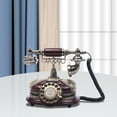 thumbnail image 4 of American Style Retro Wired Rotary Dial Old Phone, Classic landline with Dialing Function,Desktop Phone Handset For Home Office Cafe Bar Decoration, 4 of 21