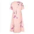 thumbnail image 6 of Tarmeek V-Neck Half Sleeve Butterfly Printed Casual Maxi, Dress (Women's), 6 of 8