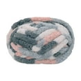 thumbnail image 1 of Hilo grueso y grueso para tejer a mano, hilo gigante para tejer a mano Gris Blanco Rosa, 1 of 9